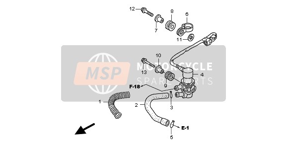 Honda PES150 2009 SOLENOID VALVE for a 2009 Honda PES150